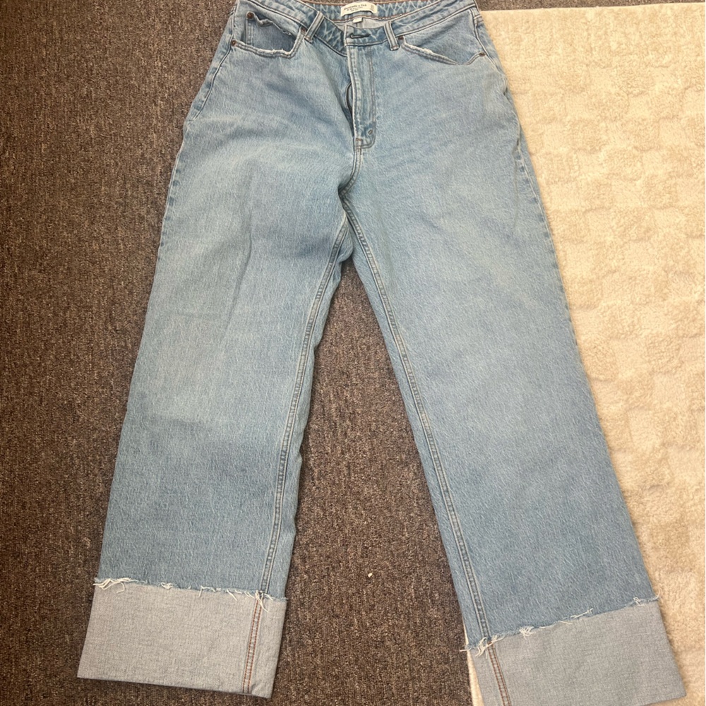 90s high rise relaxed curve love